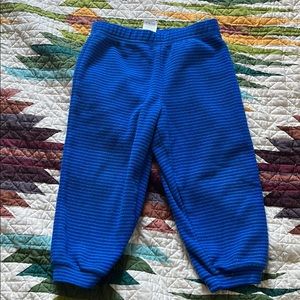 Patagonia 2T blue striped Microfleece sweatpants